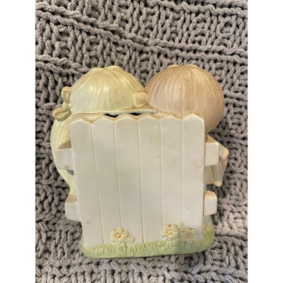 Vintage 1983 Josh and Jennifer Ceramic Bank by Wallace Berrie - Picture 2 of 5